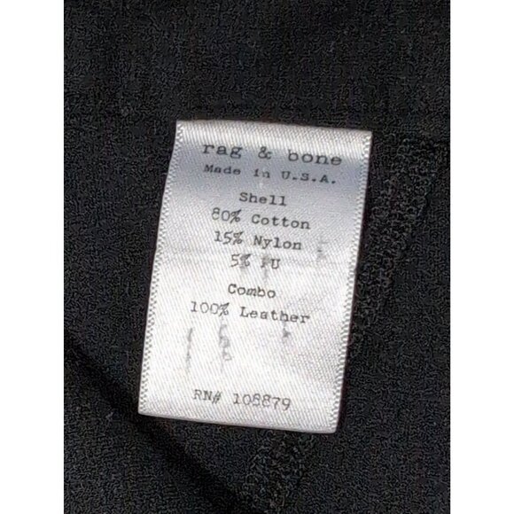 Rag & Bone Riding Style Pants Womens 29 Black Equestrian Old Money Countryside - Picture 8 of 11